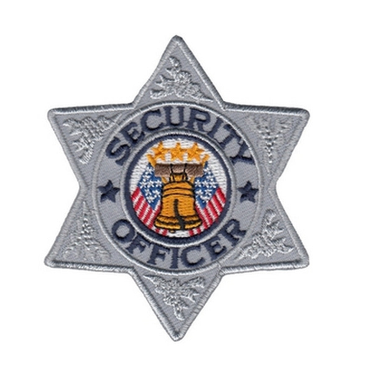 Heros Pride Security Officer 6 Point Star Chest Patch W/ Liberty Bell