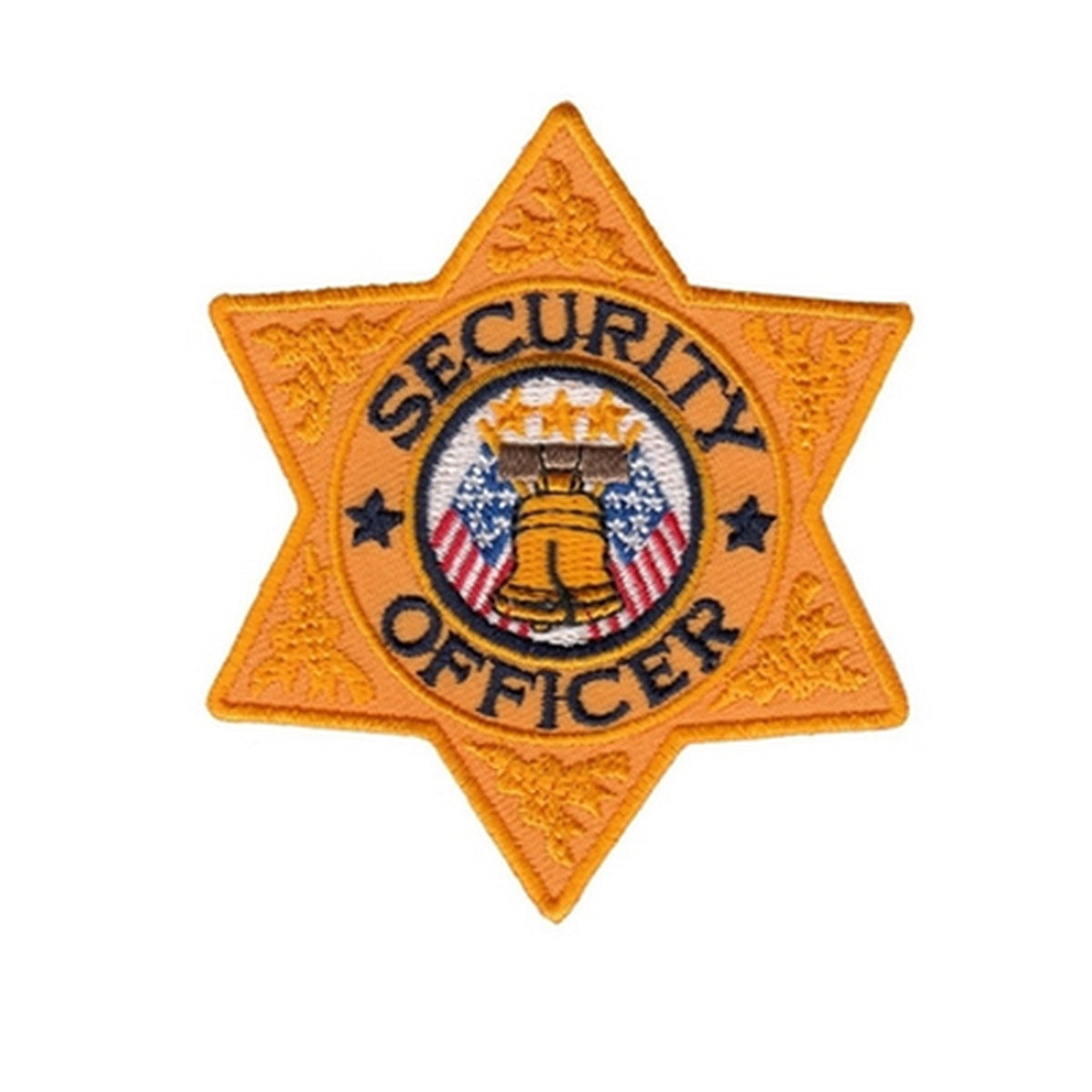 Heros Pride Security Officer 6 Point Star Chest Patch W/ Liberty Bell