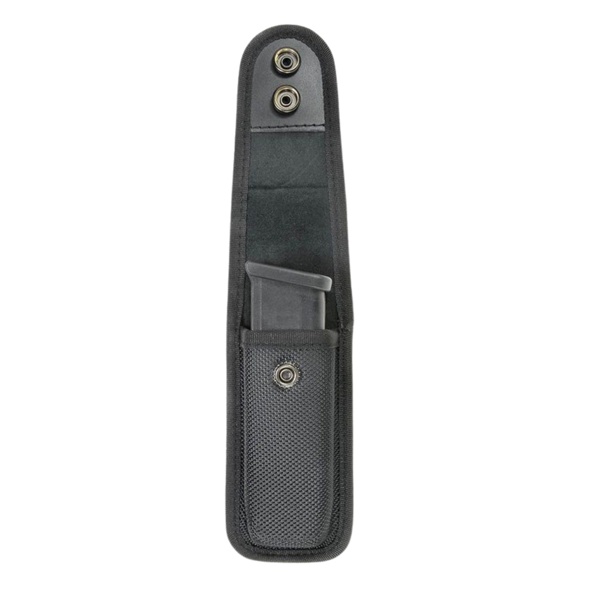 SINGLE MAG CASE, BLACK HP MOLDED NYLON CLOSED MED