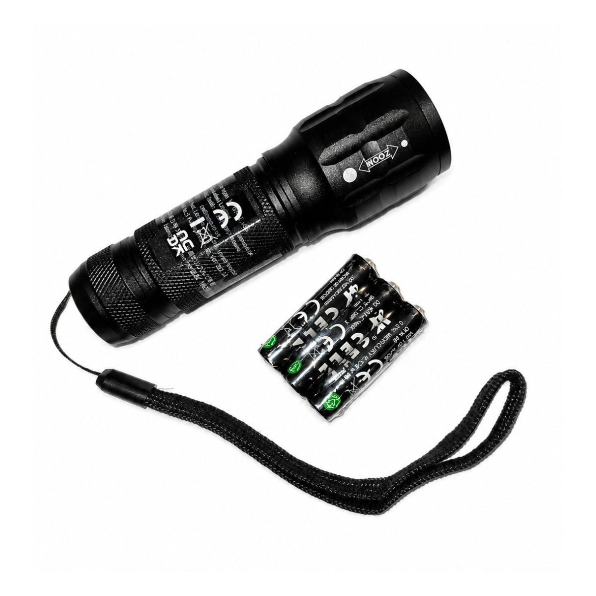 FlashLight, Black LE CREE LED 140LM 3A