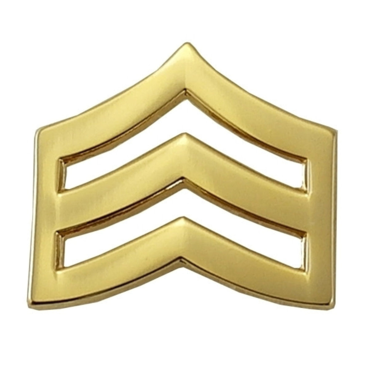 Heros Pride SGT Pointed Metal Pin 1" (Pair)