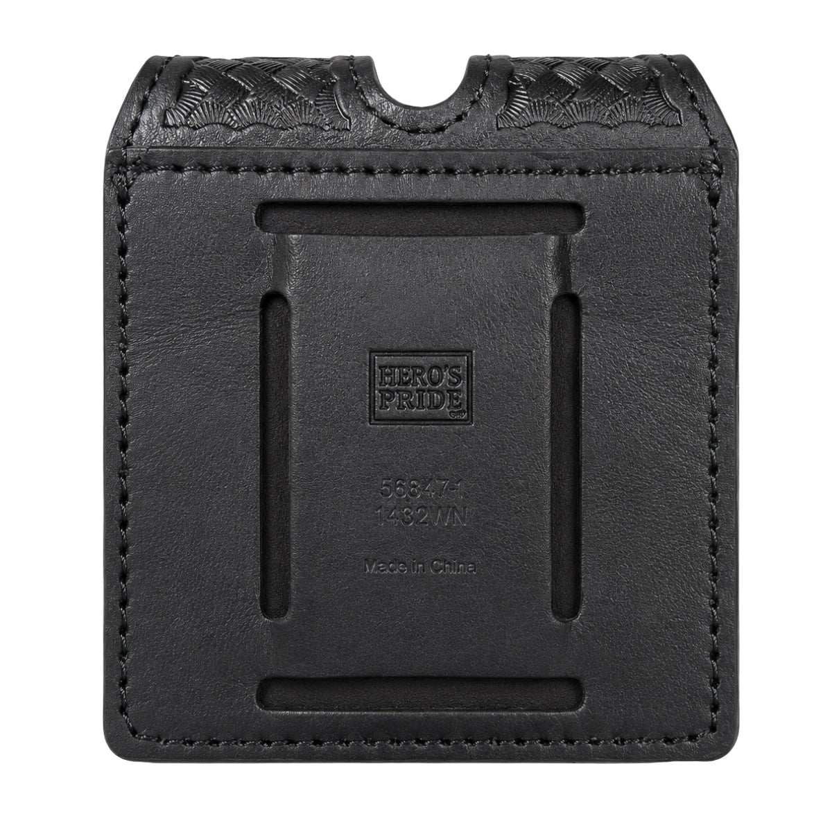 Duty Gear, Black Air Tek Basketweave Double Magazine Case (MED)