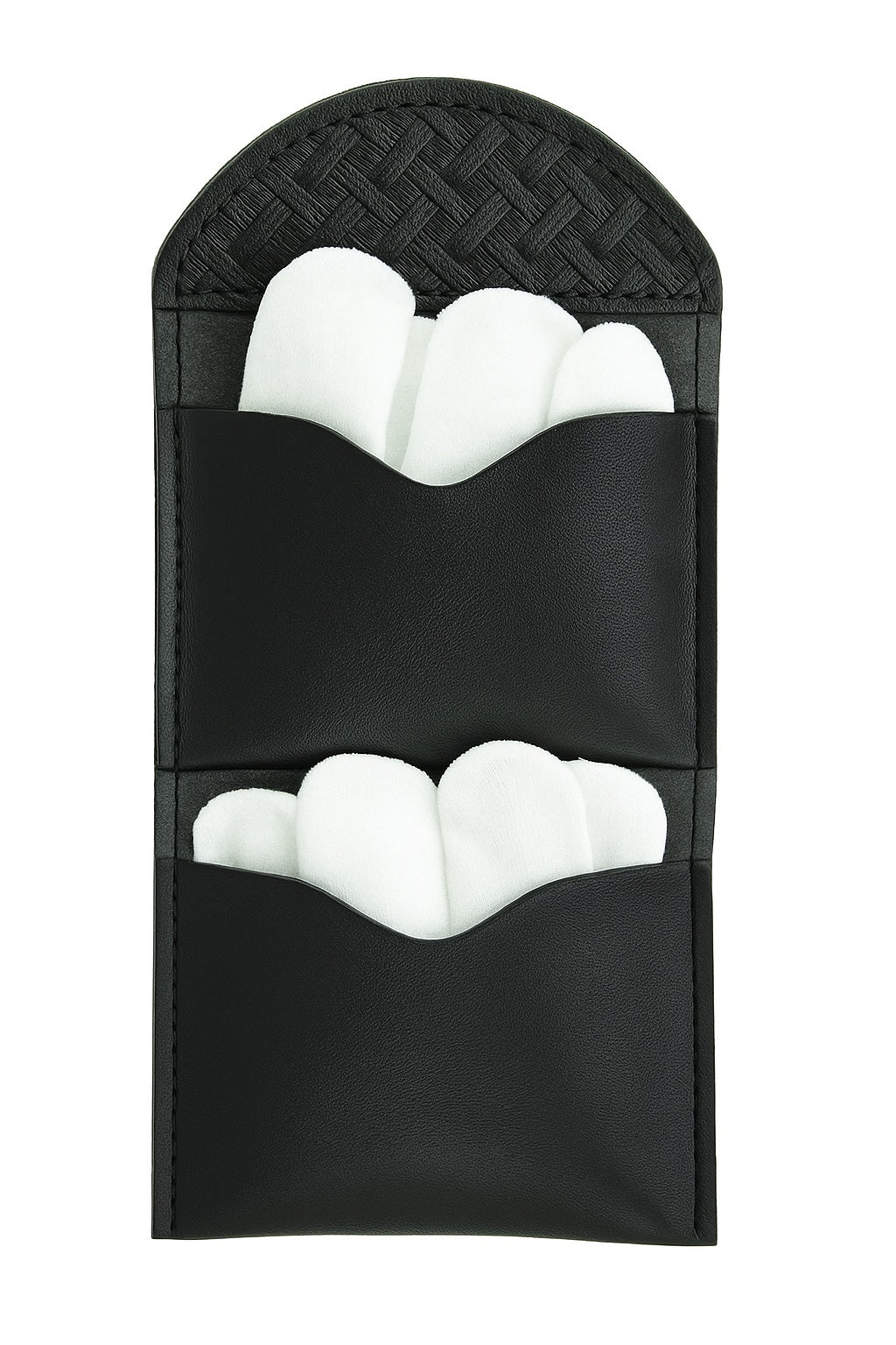 DUTY GEAR, BLACK AIR TEK BASKETWEAVE DOUBLE GLOVE POUCH