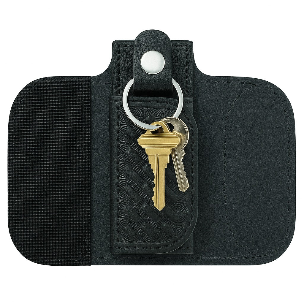 DUTY GEAR, BLACK AIR TEK BASKETWEAVE SILENT KEY HOLDER