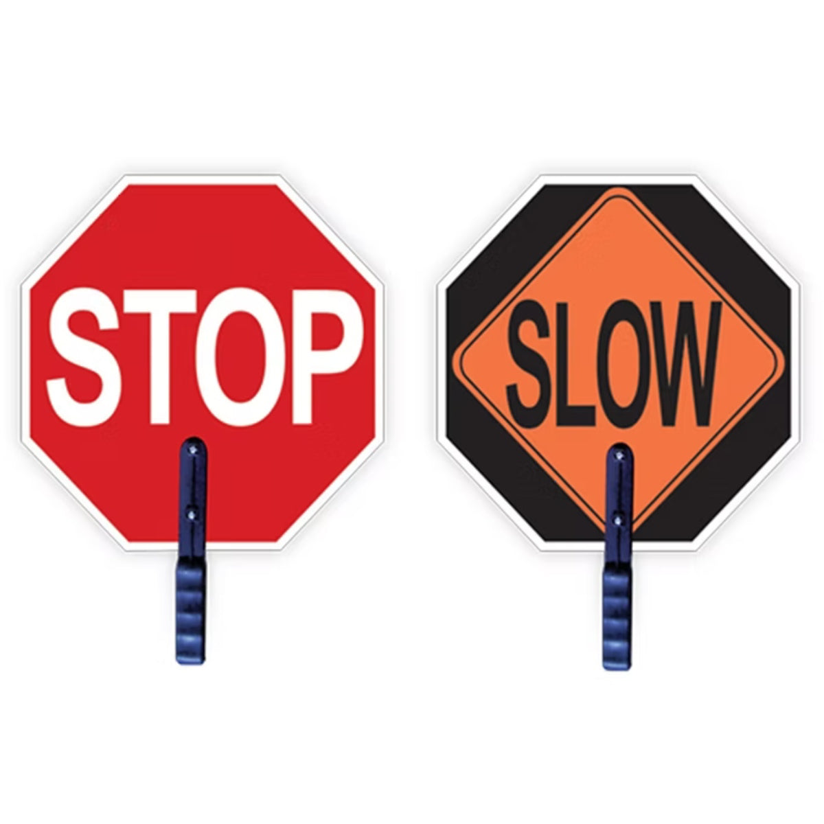 2W Red Stop Sign  18" Stop/Slow W/ Paddle