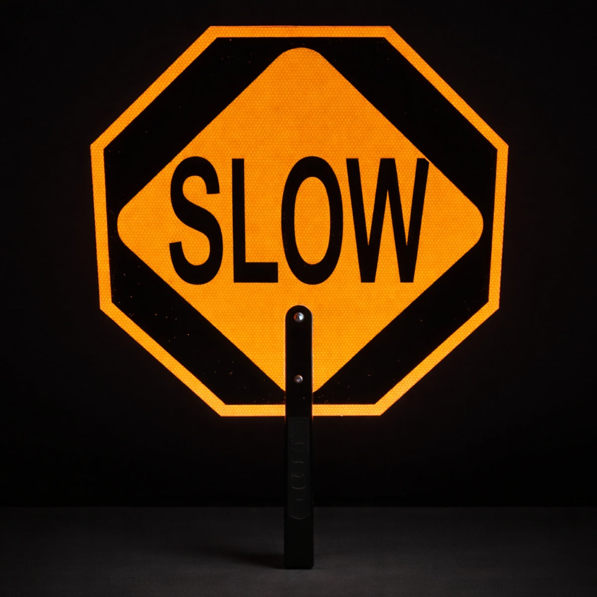 2W Red Stop Sign  18" Stop/Slow W/ Paddle