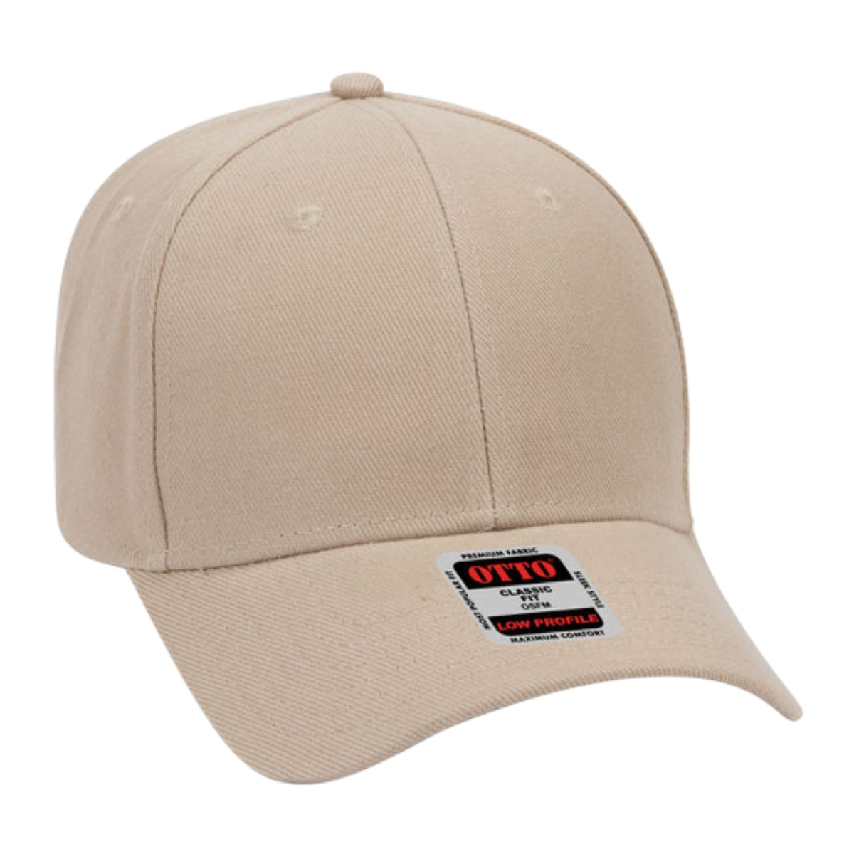 Otto Poly/Wool Twill Velcro Back Ballcap