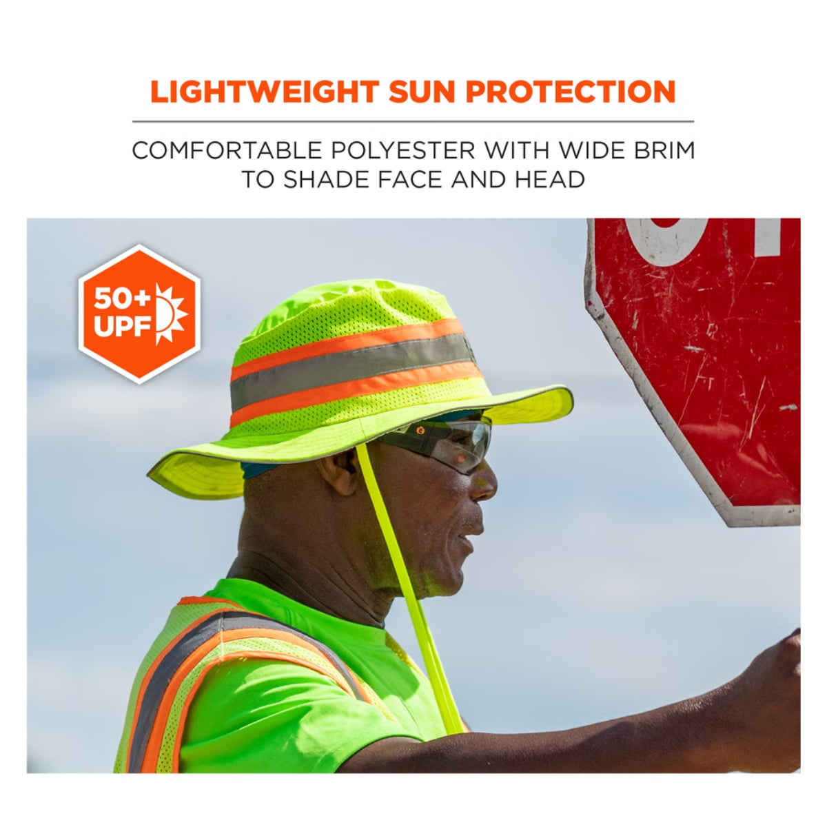 Ergodyne Hi Viz Lime Ranger Style Hat