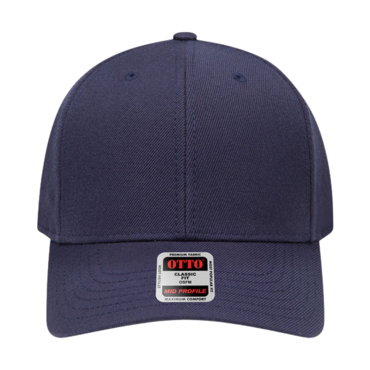 Otto Wool Blend Mid Profile Snap Back Ballcap