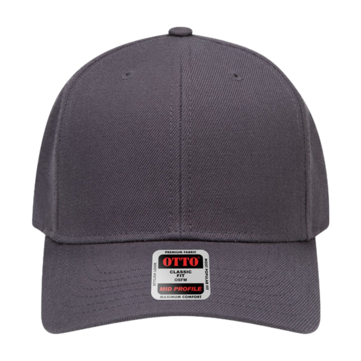 Otto Wool Blend Mid Profile Snap Back Ballcap