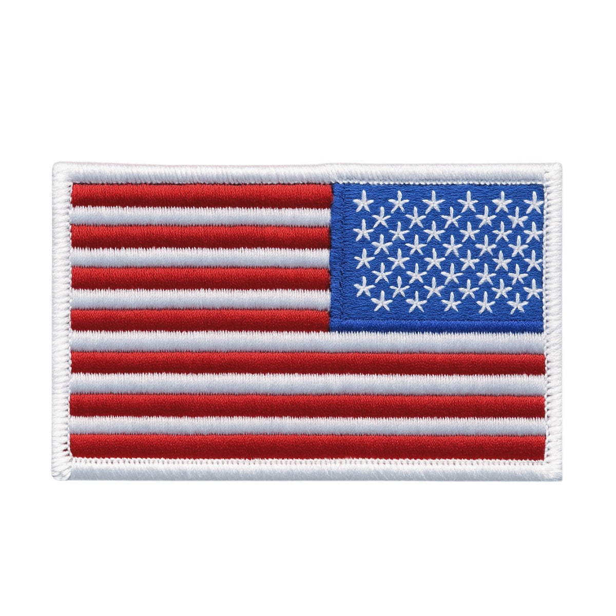 U.S. Flag Patch Reverse - 3 1/4 X 1 13/16 Inch