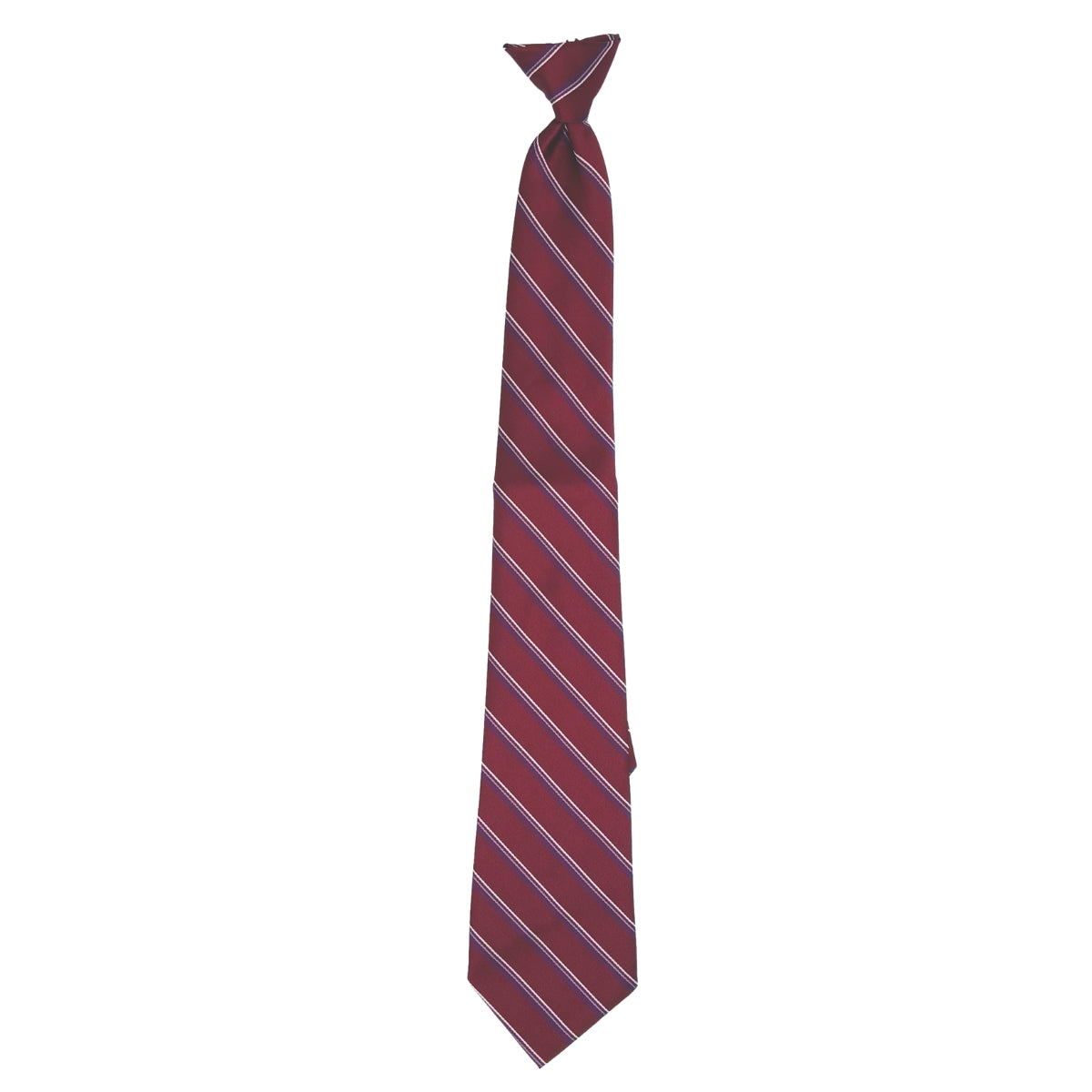 Burgundy W/ 3 Multi-Pin Stripe  Tie