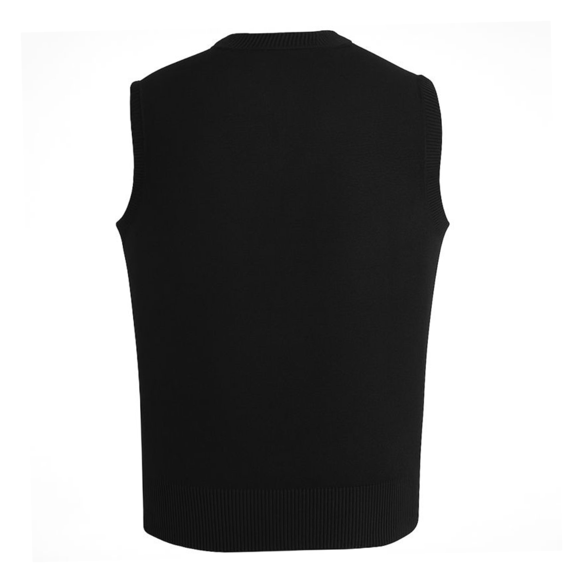 Edwards Essential V-Neck Acrylic Sleeve-Less Sweater