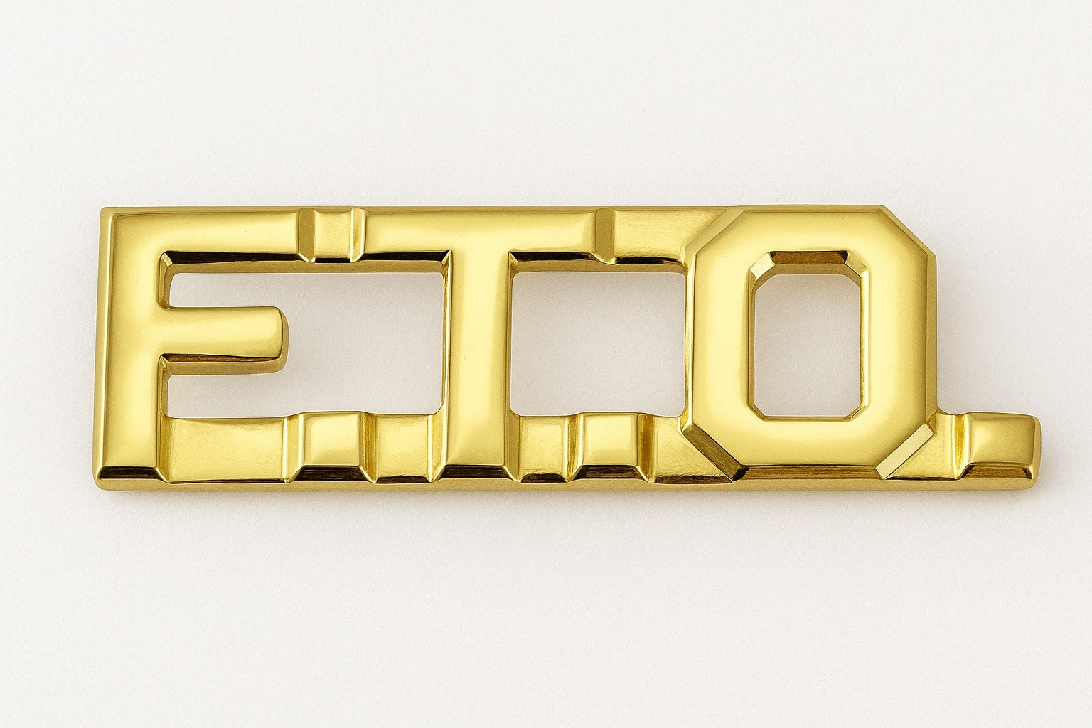 RANK, GOLD F.T.O.  METAL PIN CLUTCH BACK  3/8" (PAIR)