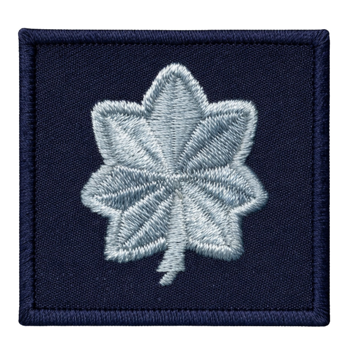 Collar Rank Sew On Major Gold / Black 11/2" X 11/2"