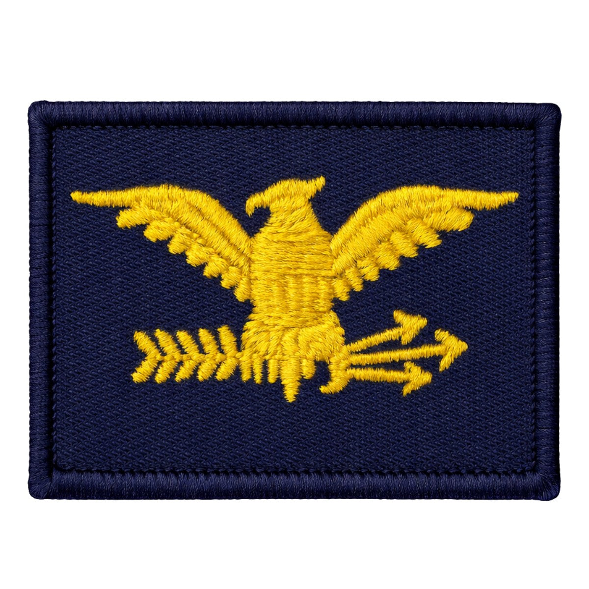 Collar Rank Sew On Colonel Gold / Black 11/2" X 11/2"