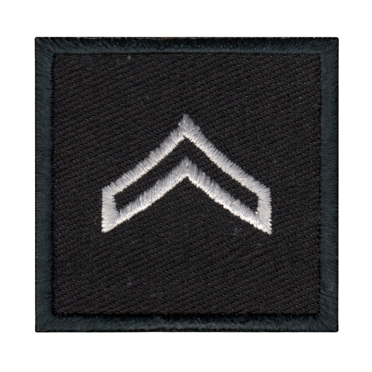 Collar Rank Sew On CPL Gold / Black 11/2" X 11/2"