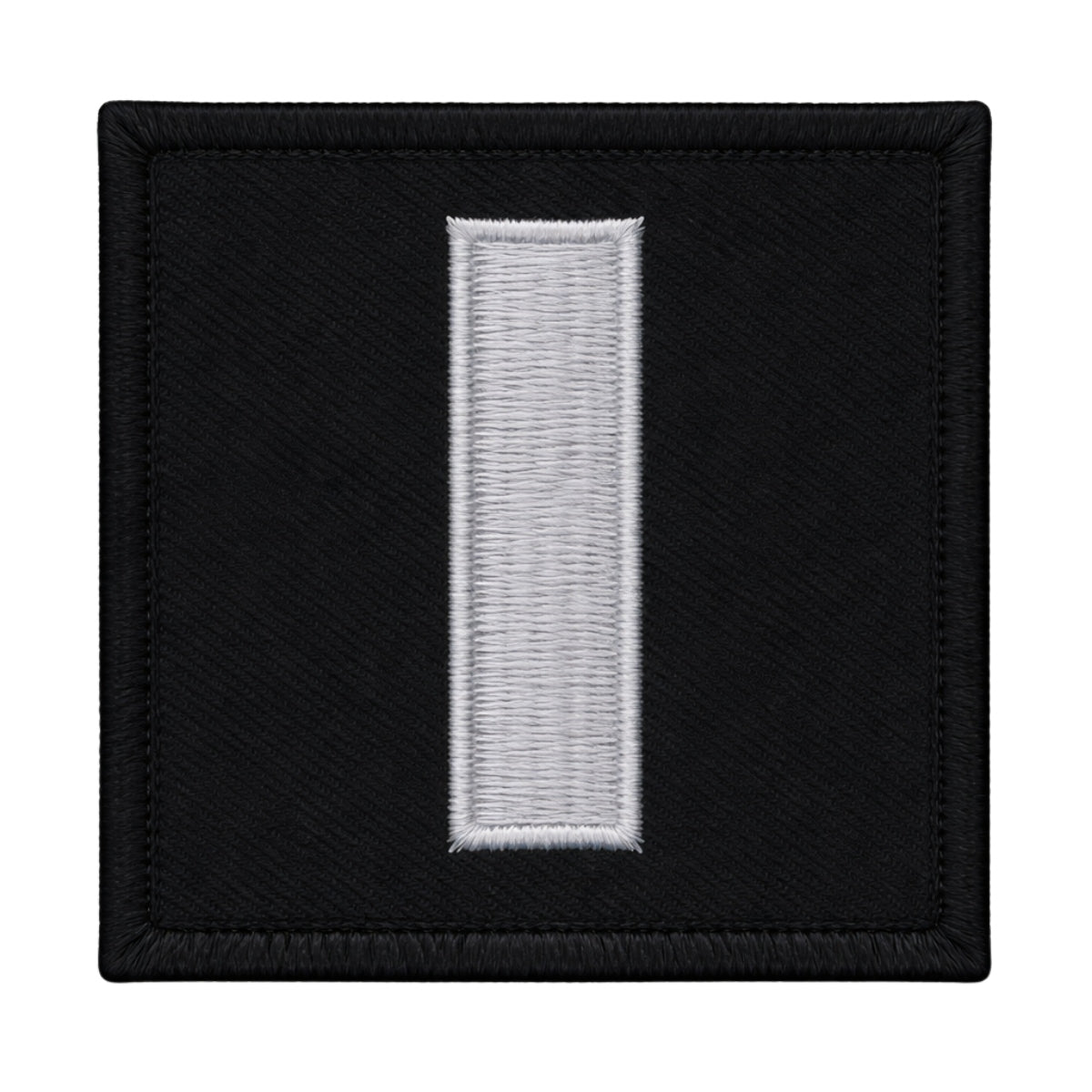 Collar Rank Sew On LT Gold / Black 1-1/2" X 1-1/2"