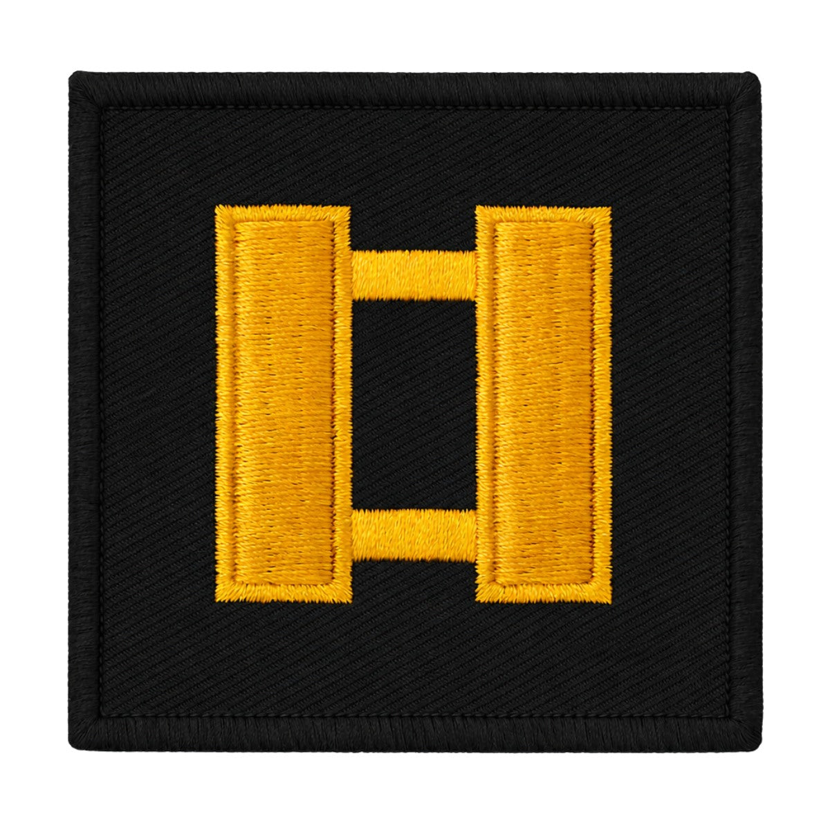 Collar Rank, Sew On Capt. 1 ½ “ x 1 ½ “ (Pair)