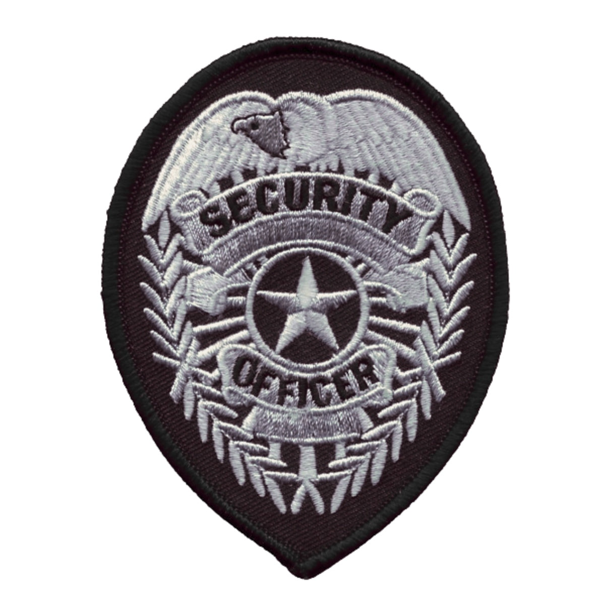 Heros Pride Security Officer Badge Patch with Center Star