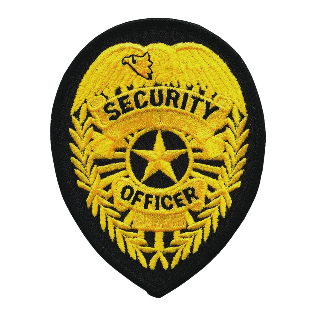 Heros Pride Security Officer Badge Patch with Center Star