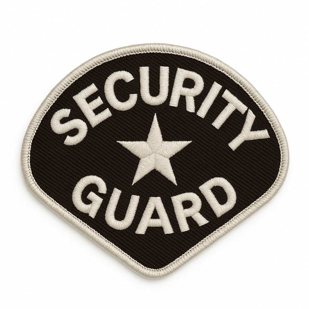 Heros Pride Security Guard With Star Shoulder Patch - 4 3/4 X 3 3/4 Inch