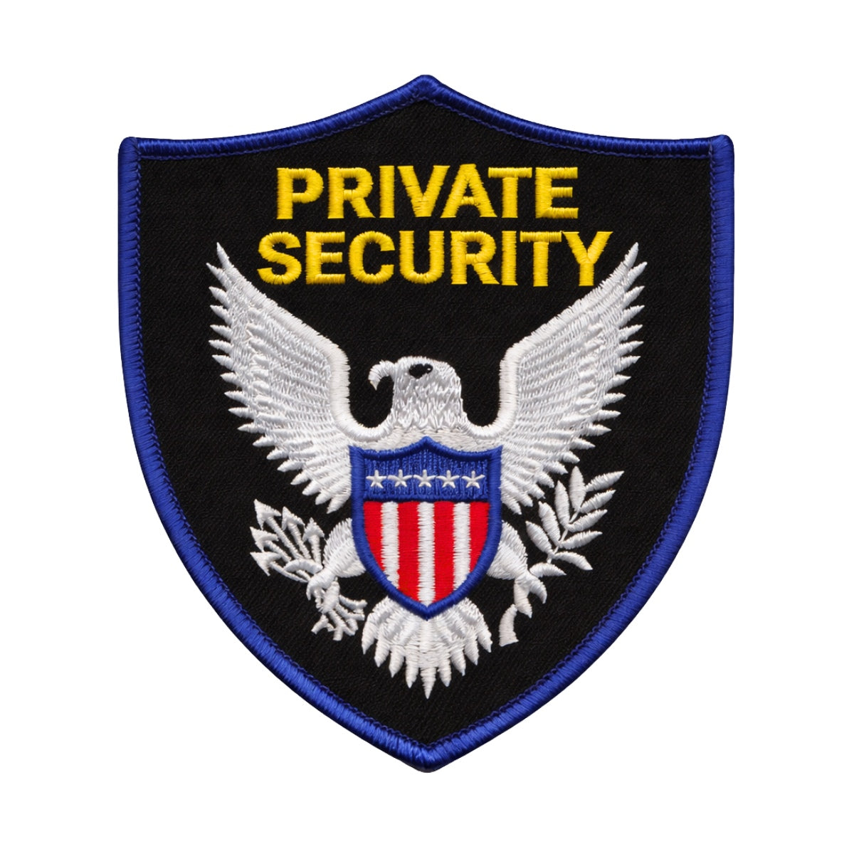 Heros Pride Private Security Shoulder Patch - 3 3/4 X 4 1/2 Inch