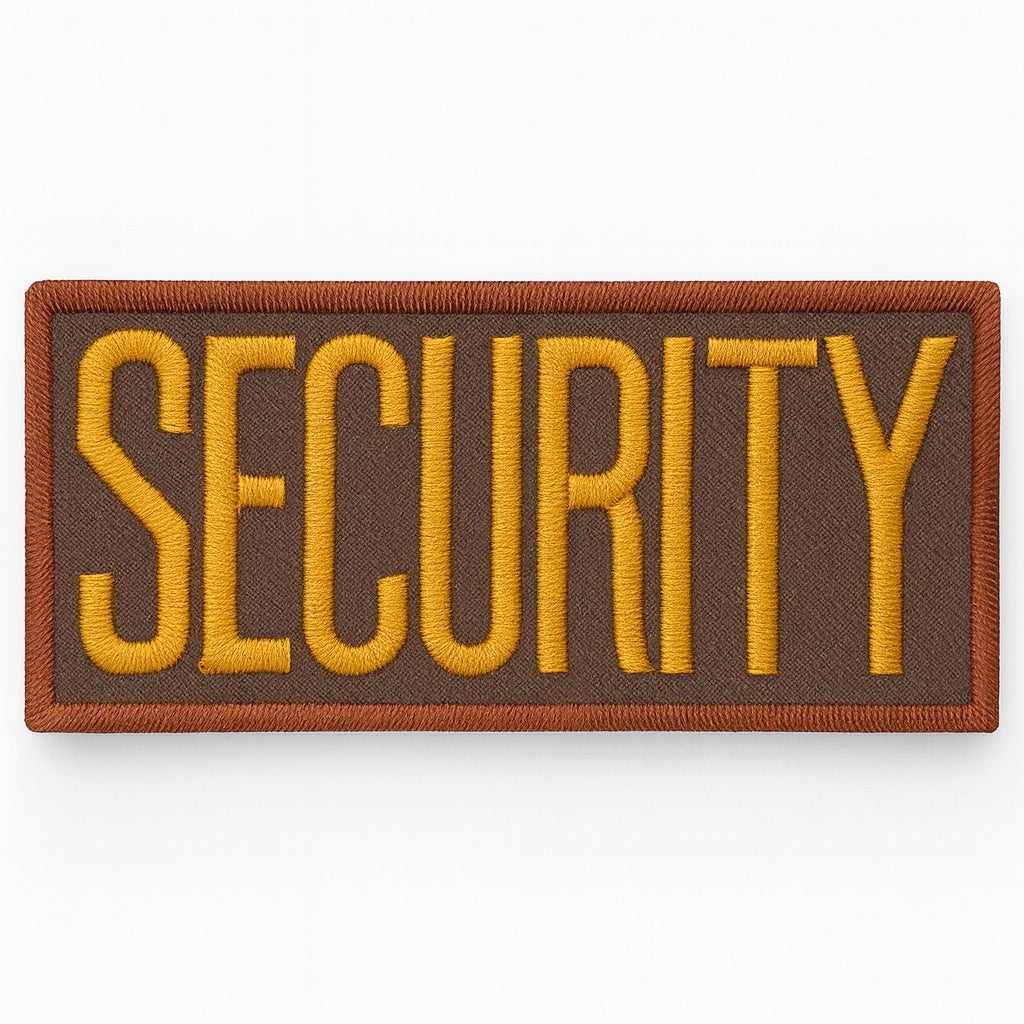 Heros Pride Security Chest Patch - 4 X 2 Inch W/ Heat Seal