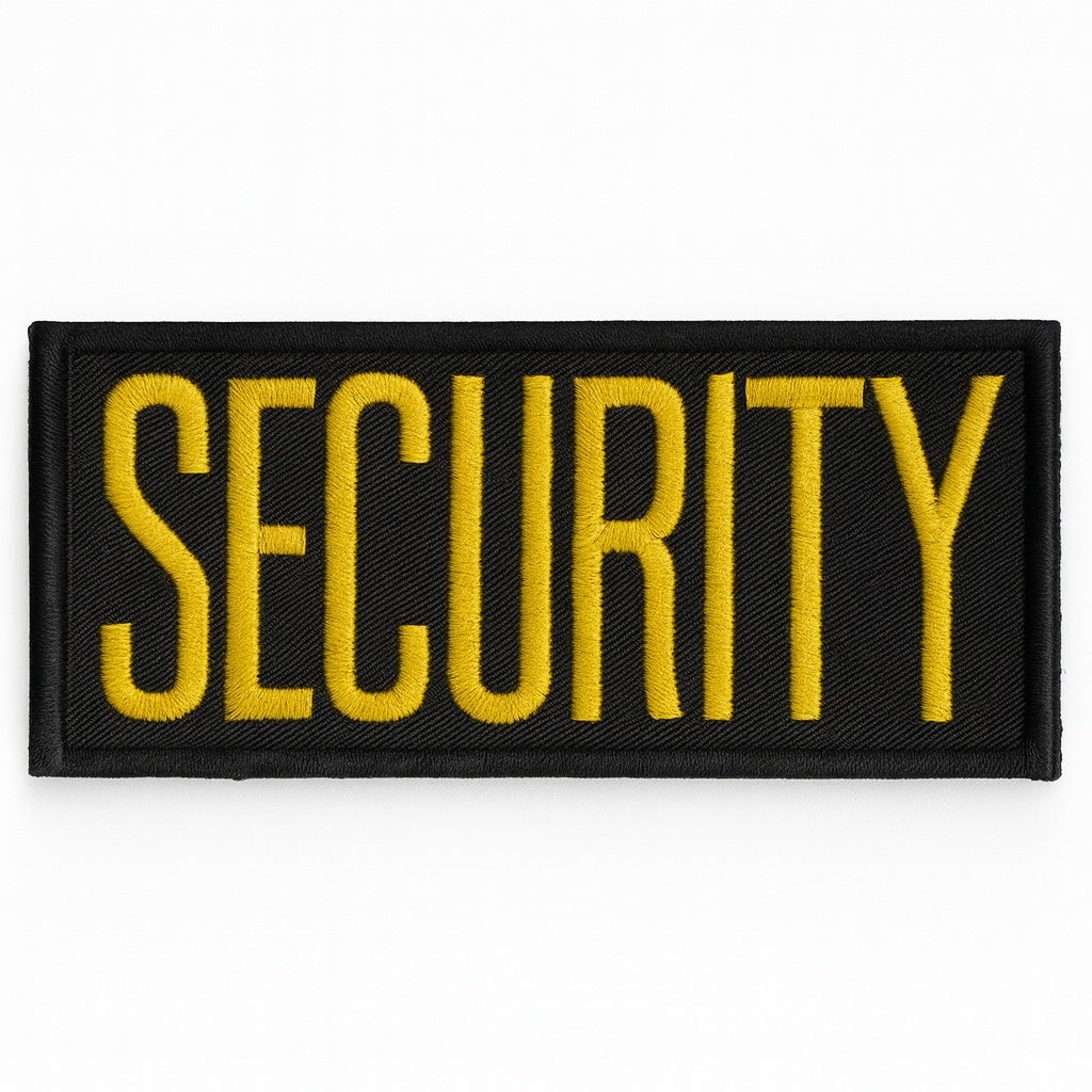 Heros Pride Security Chest Patch - 4 X 2 Inch W/ Heat Seal