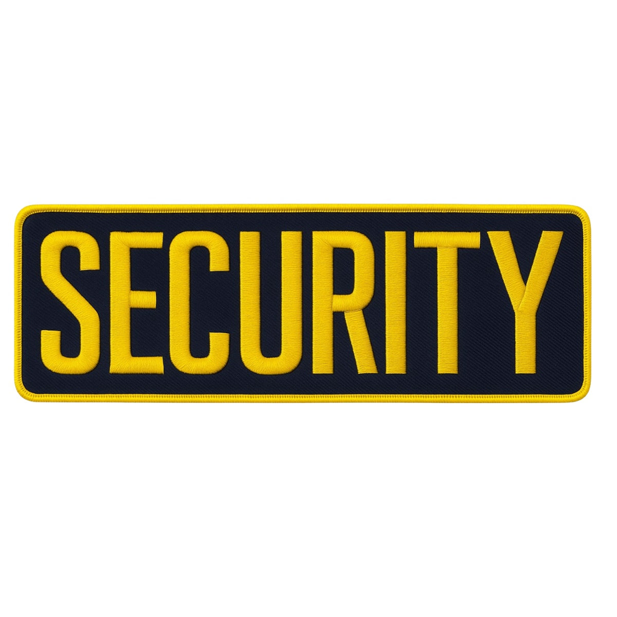 Back Patch "SECURITY" 11" x 4"