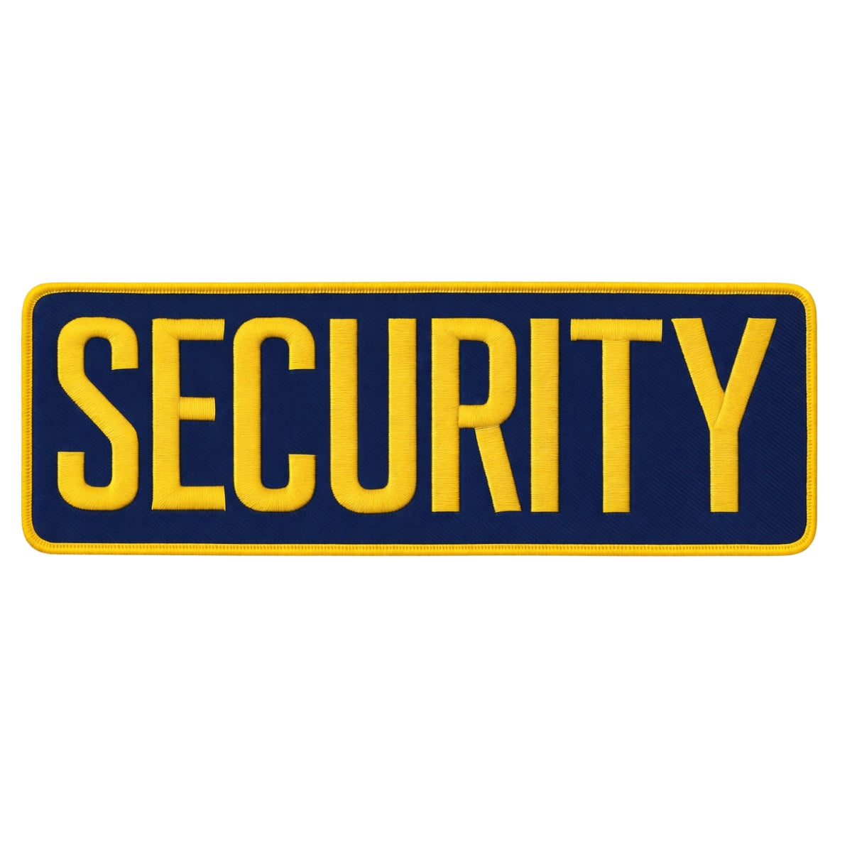 Back Patch "SECURITY" 11" x 4"