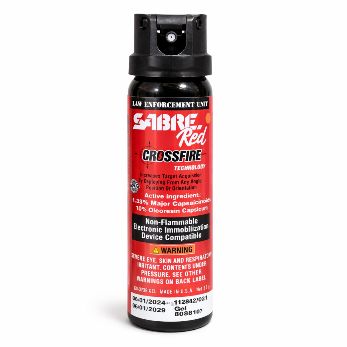 Sabre Red Pepper Spray Stream MK4  3 Oz