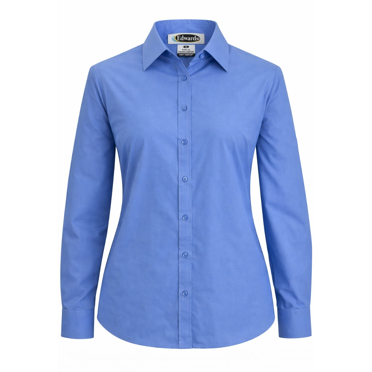 Edwards Polycotton Essential Broadcloth Long Sleeve Blouse