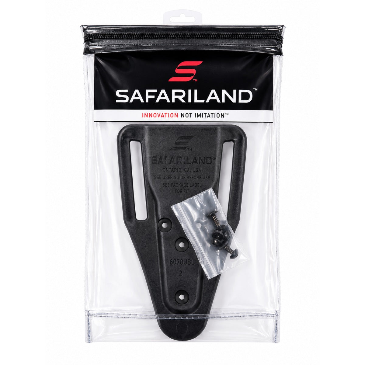 Holster Accessory, Black Safariland MD Ride Universal Belt Loop – 2 in Belt Width