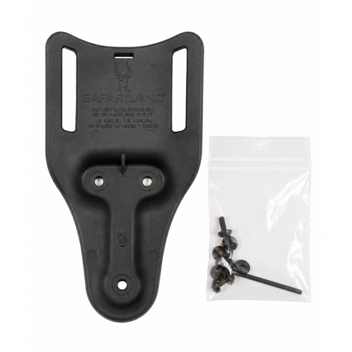 Holster Accessory, Black Safariland MD Ride Universal Belt Loop – 2 in Belt Width