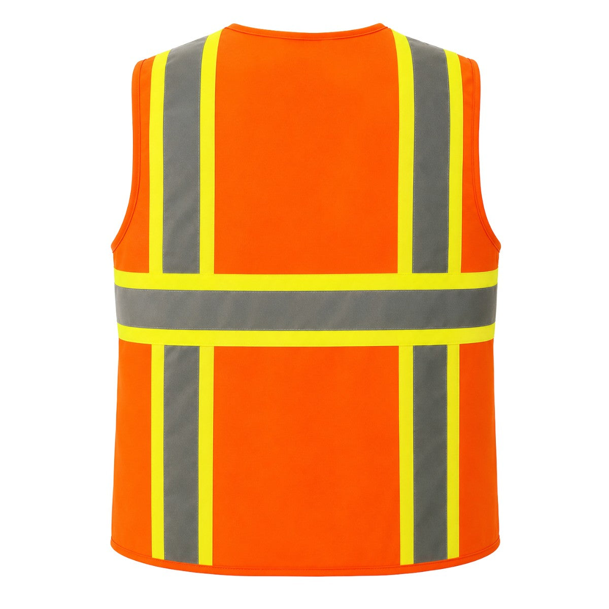 2W Safety Vest Hi Vis Orange
