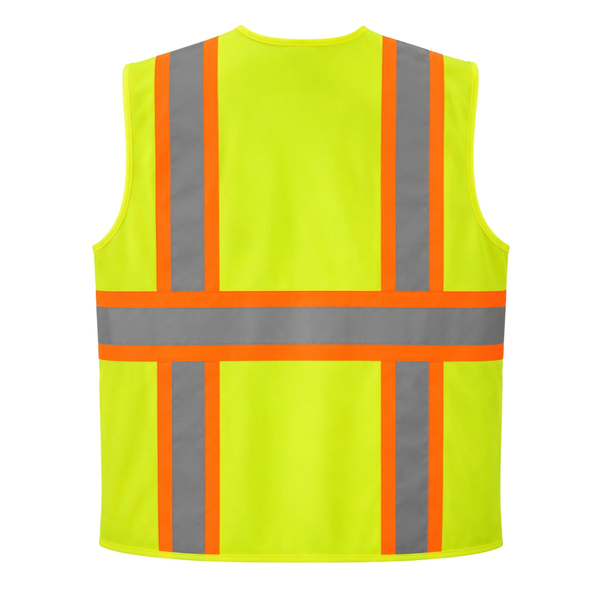 2W Safety Vest Hi Vis Lime