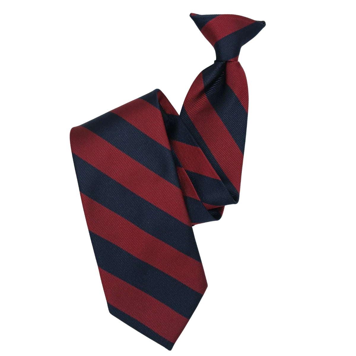 Navy W/ Burgundy Stripe Tie