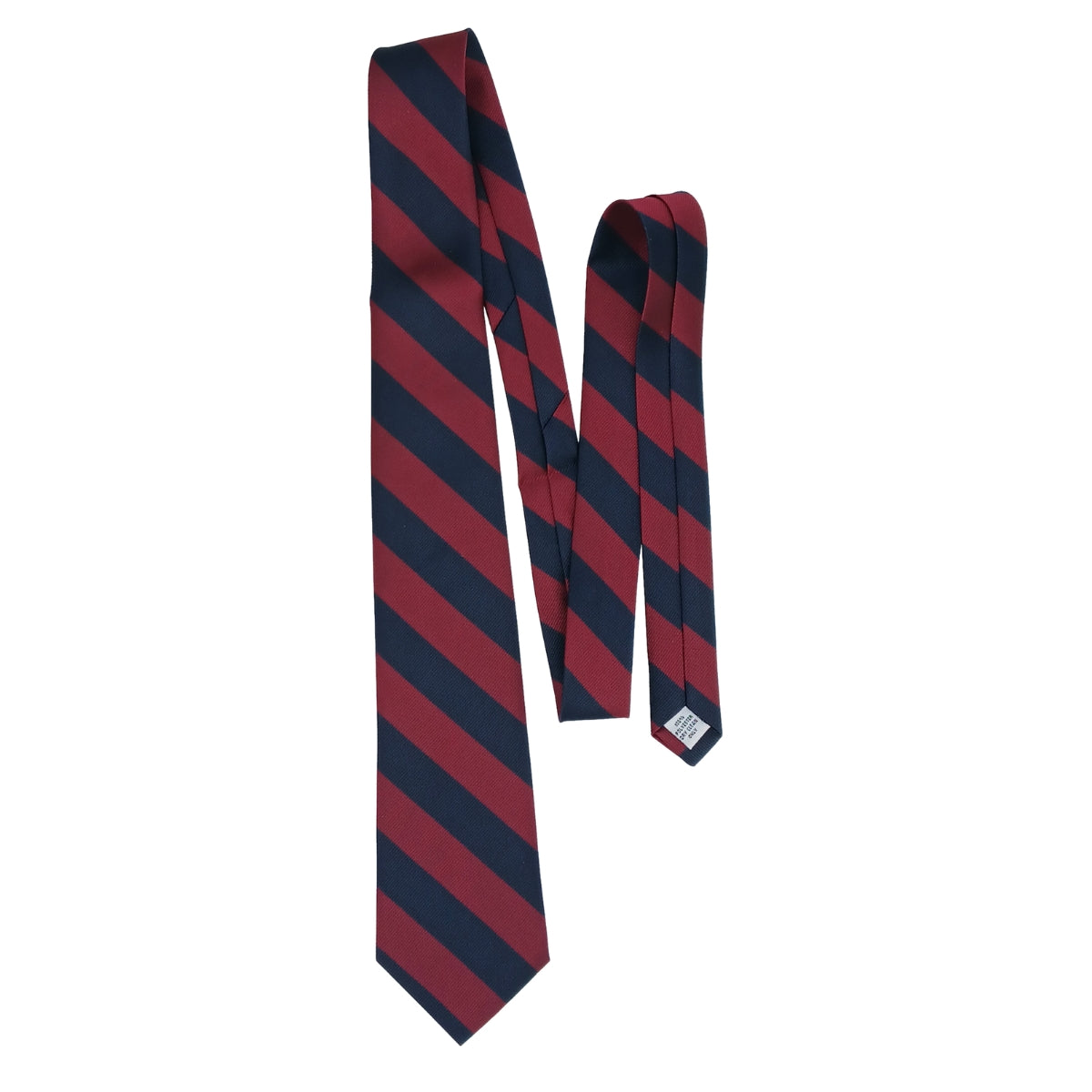 Navy W/ Burgundy Stripe Tie