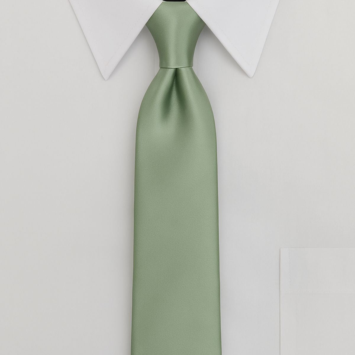 Sage Green Samuel Broome Clip On Tie