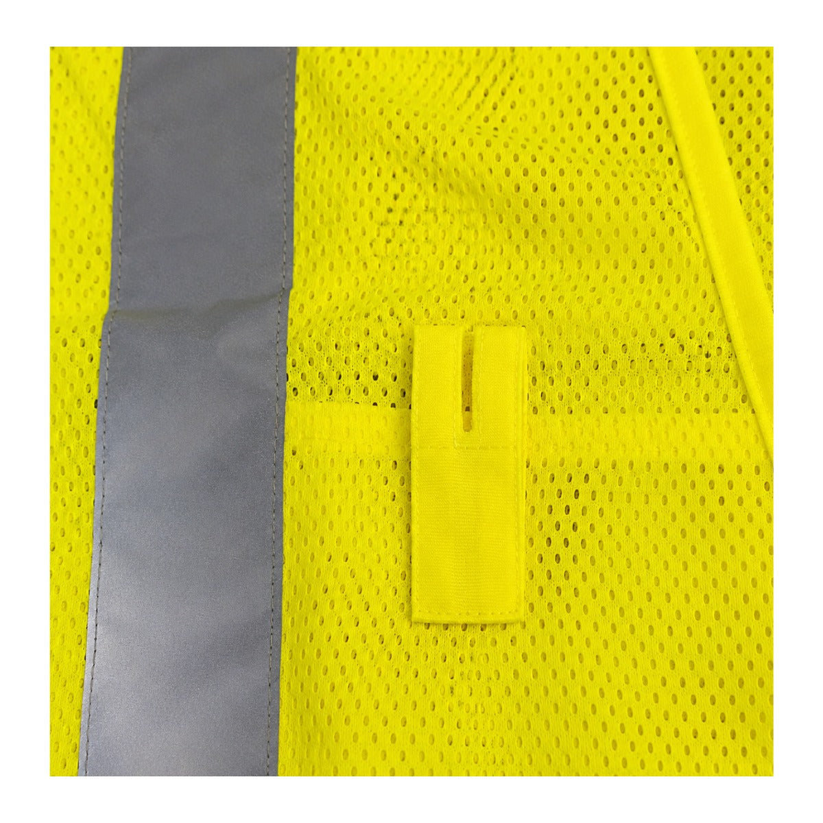 2W Safety Vest Hi Viz Yellow Mesh ANSI Class 2