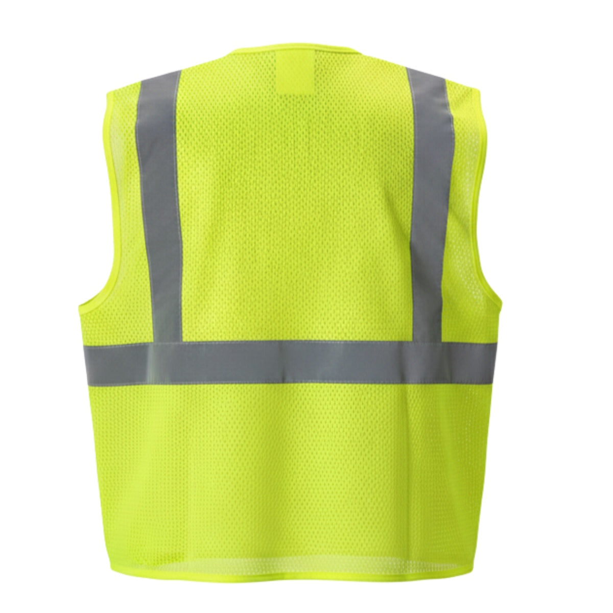 2W Safety Vest Hi Viz Yellow Mesh ANSI Class 2