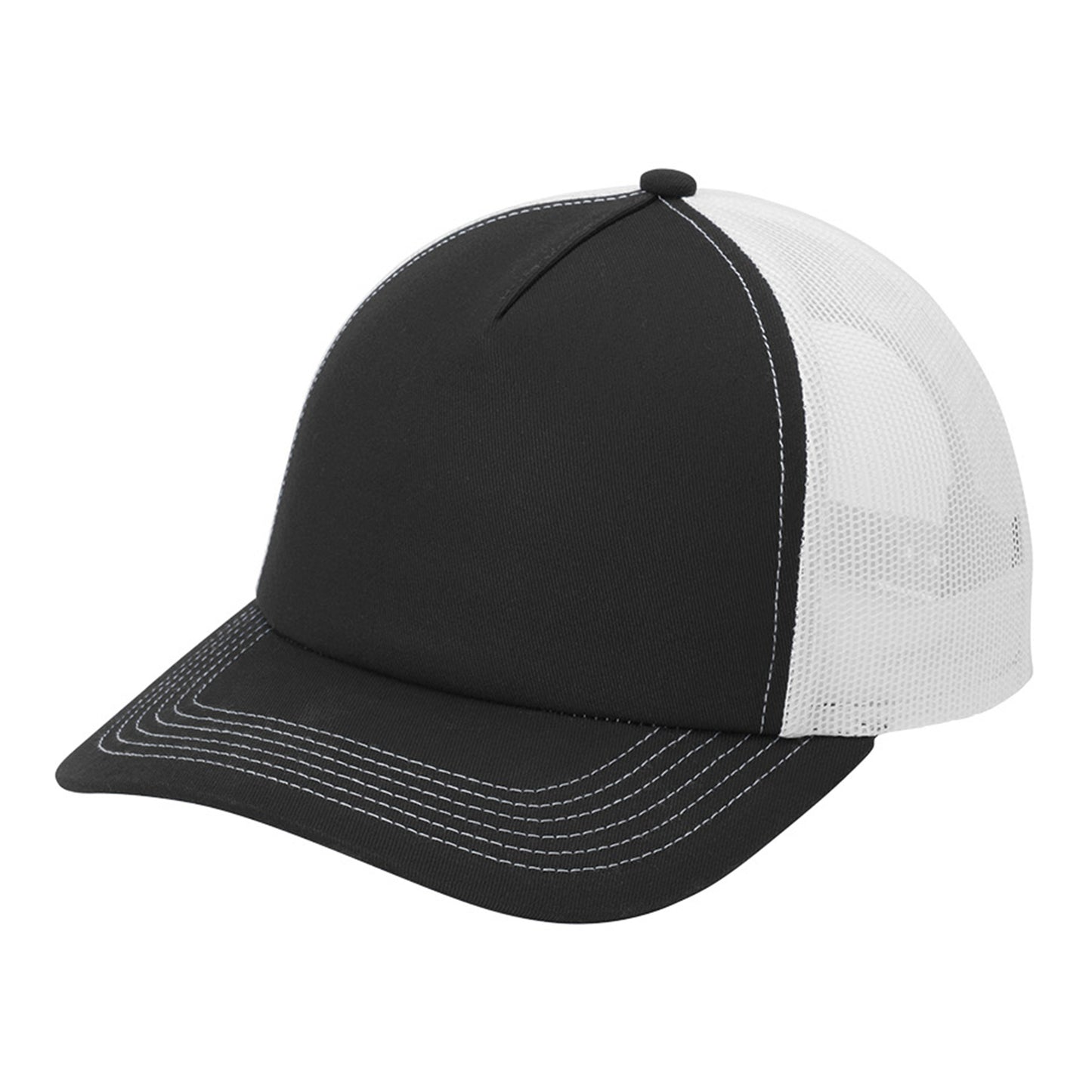 Port Authority Low-Profile Snapback 5-Panel Trucker Cap