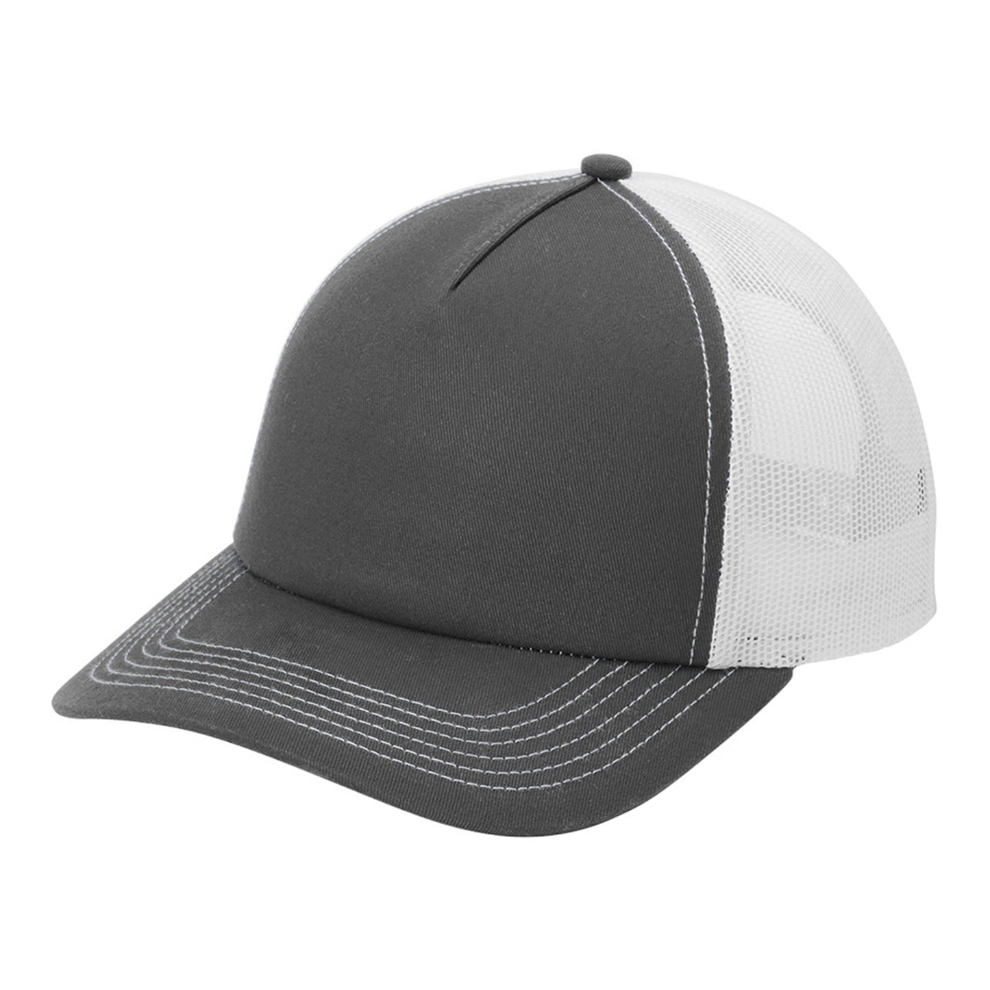 Port Authority Low-Profile Snapback 5-Panel Trucker Cap