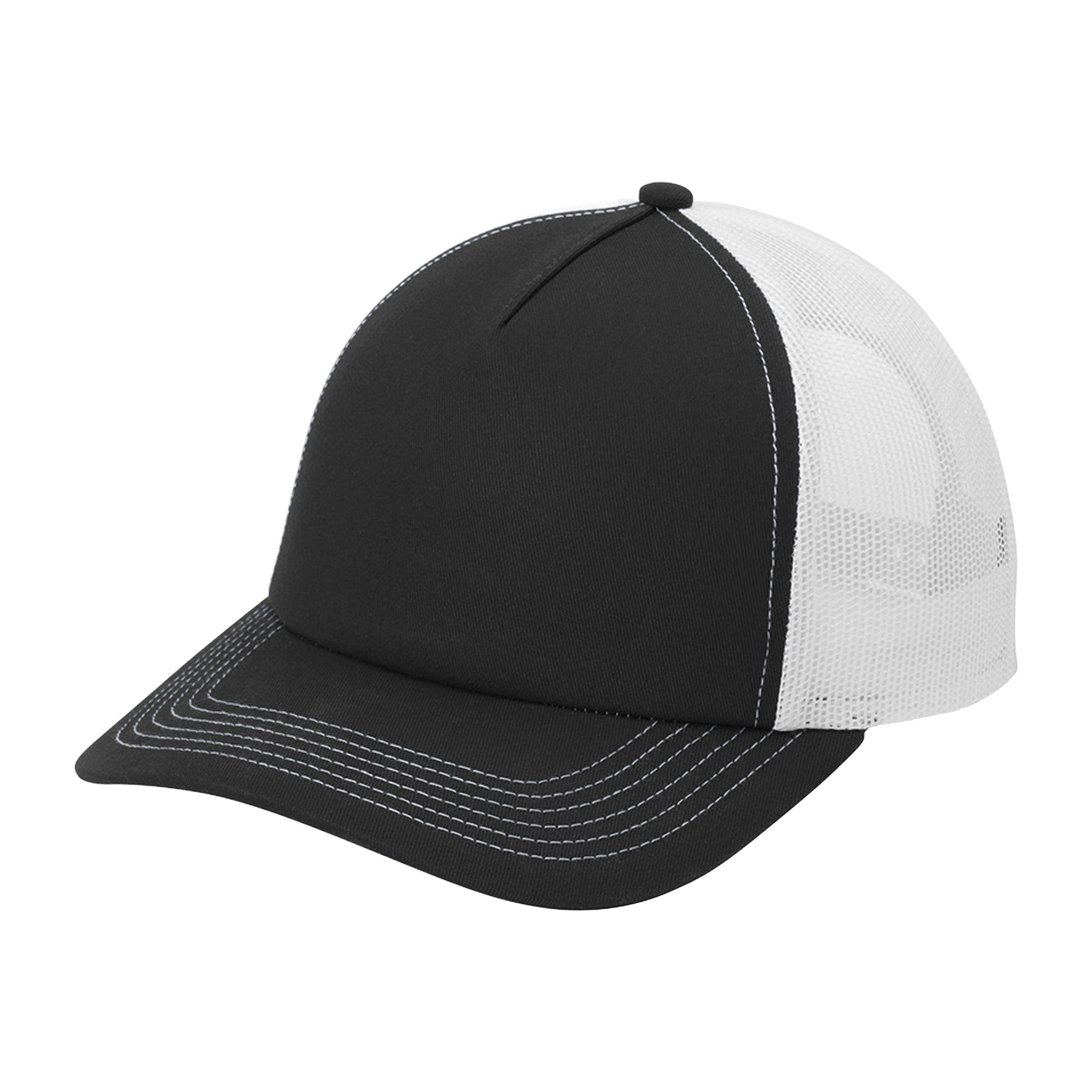 Port Authority Low-Profile Snapback 5-Panel Trucker Cap Osfa