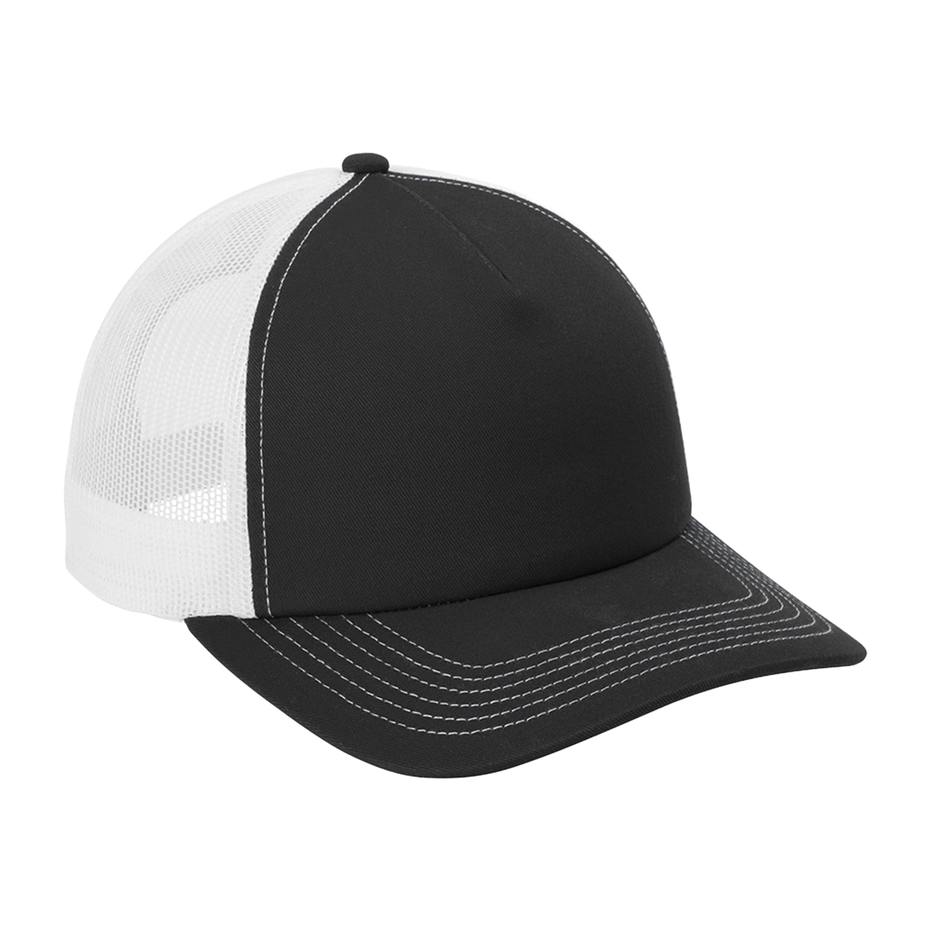 Port Authority Low-Profile Snapback 5-Panel Trucker Cap Osfa
