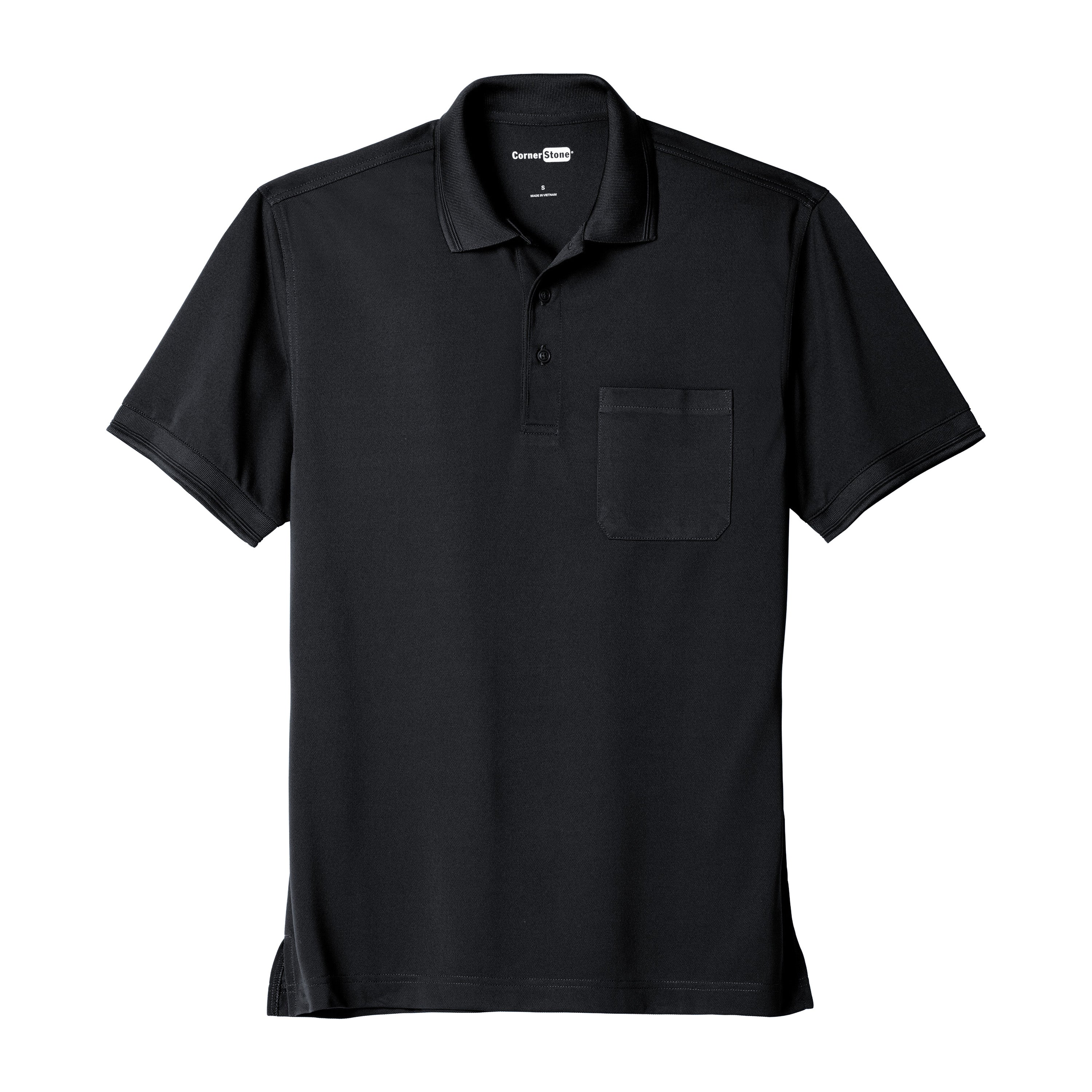 Cornerstone Industrial Snag-Proof Pique Polo With Pocket