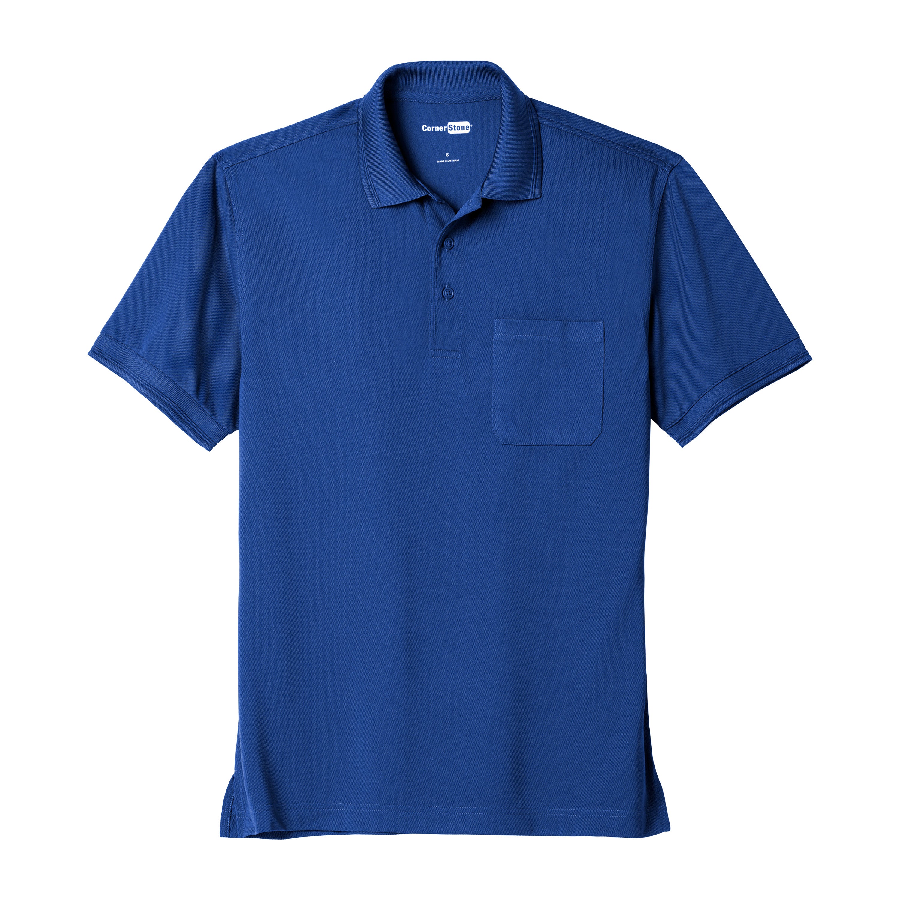 Cornerstone Industrial Snag-Proof Pique Polo With Pocket