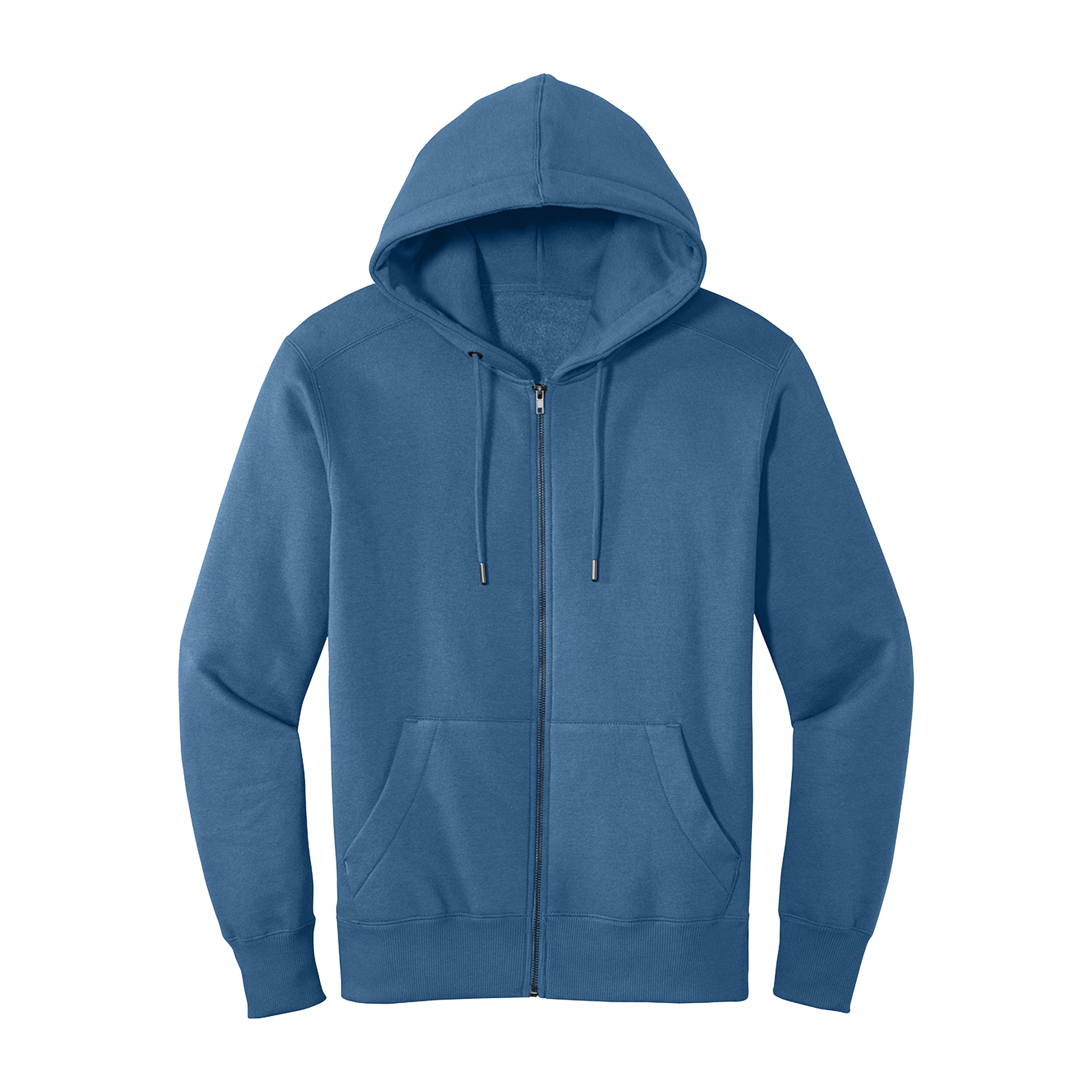 District Perfect Weight Fleece Full-Zip Hoodie Sweatshirt