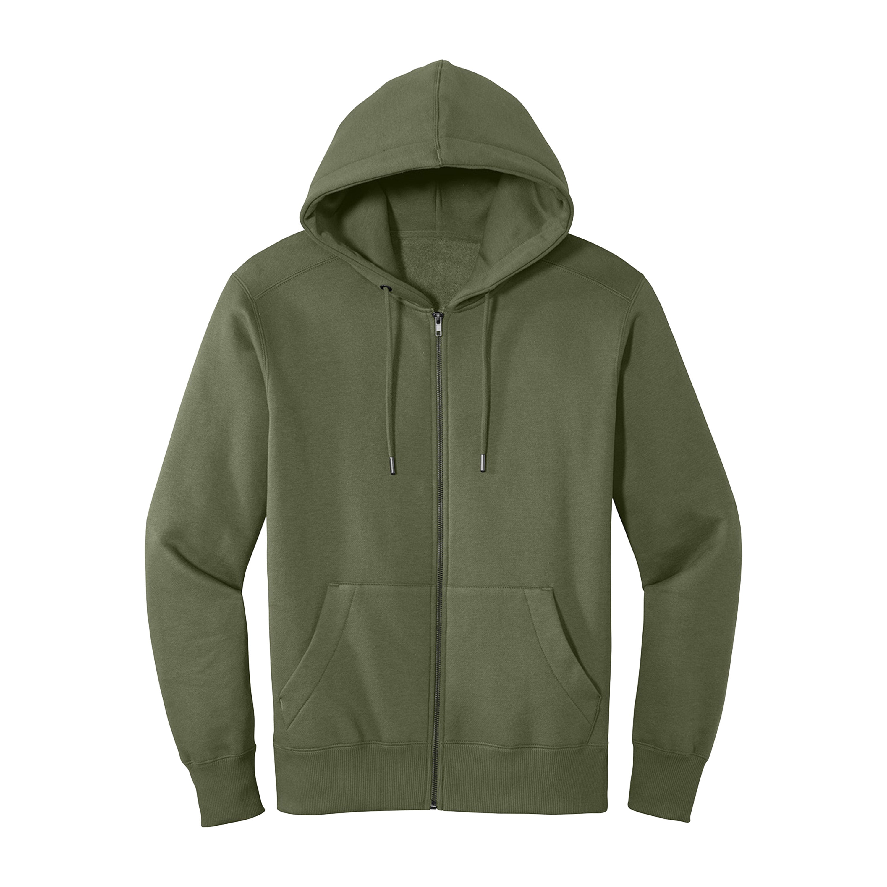 District Perfect Weight Fleece Full-Zip Hoodie Sweatshirt